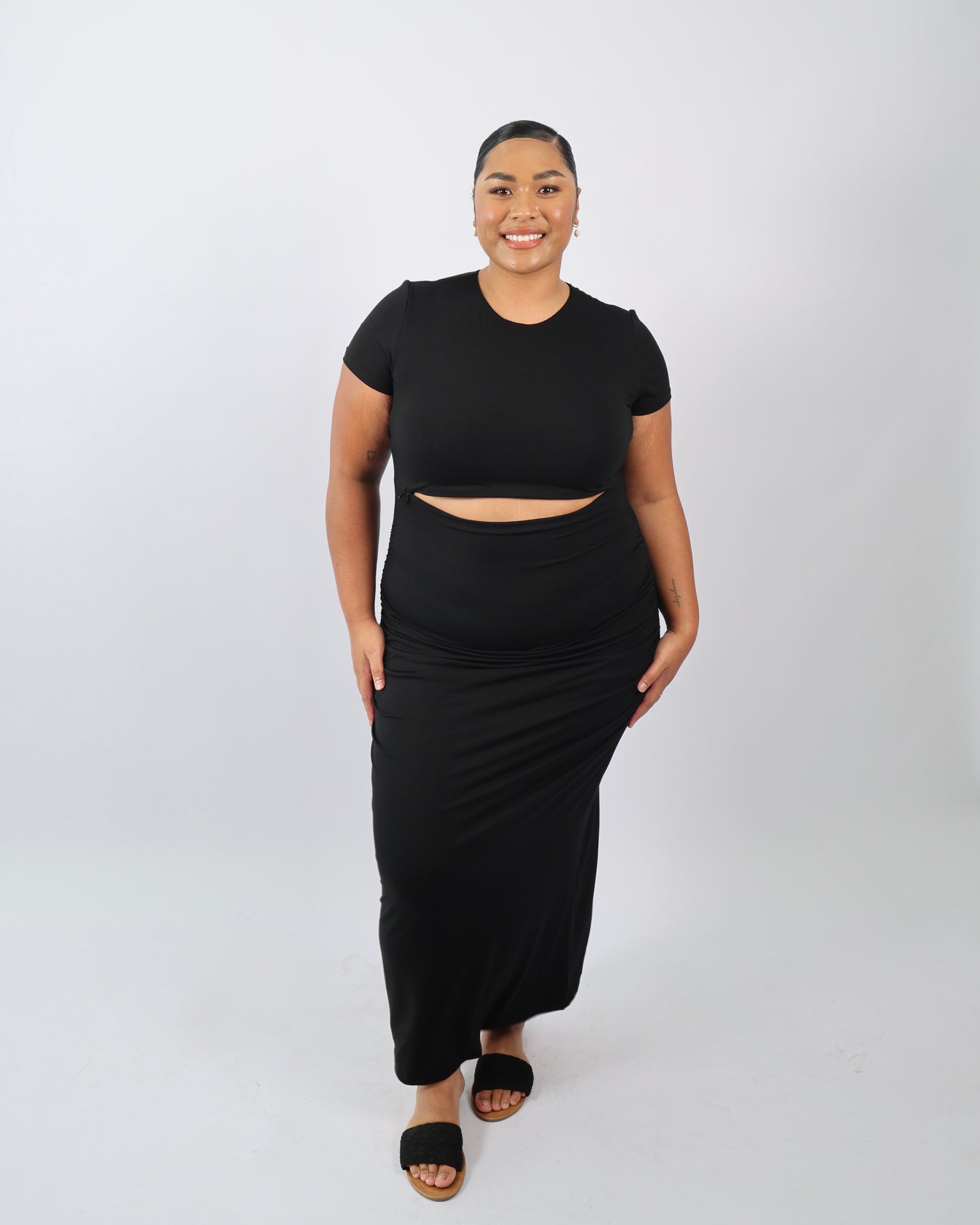 Our Signature Bamboo Short Sleeve Maxi Dress