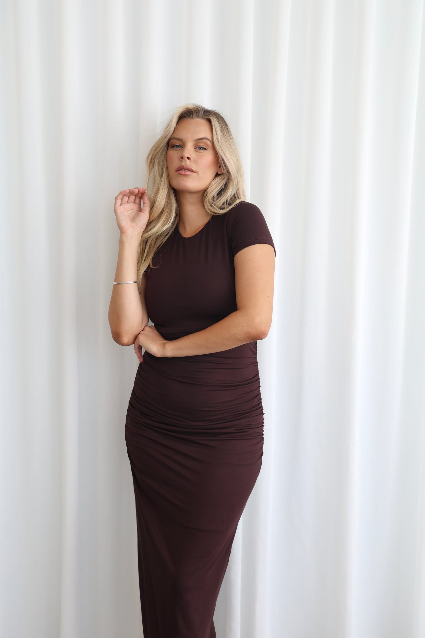 Our Signature Bamboo Short Sleeve Maxi Dress