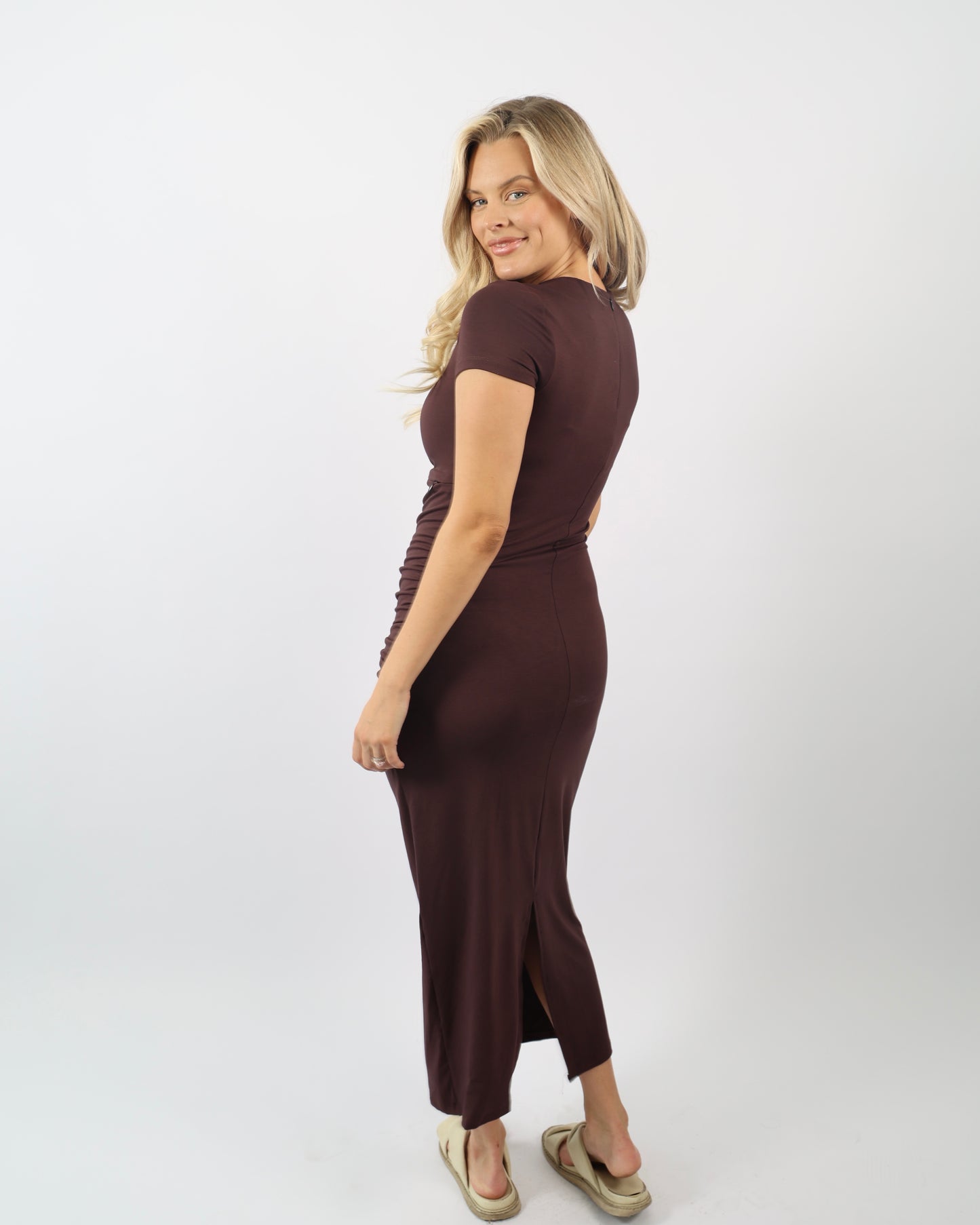 Our Signature Bamboo Short Sleeve Maxi Dress