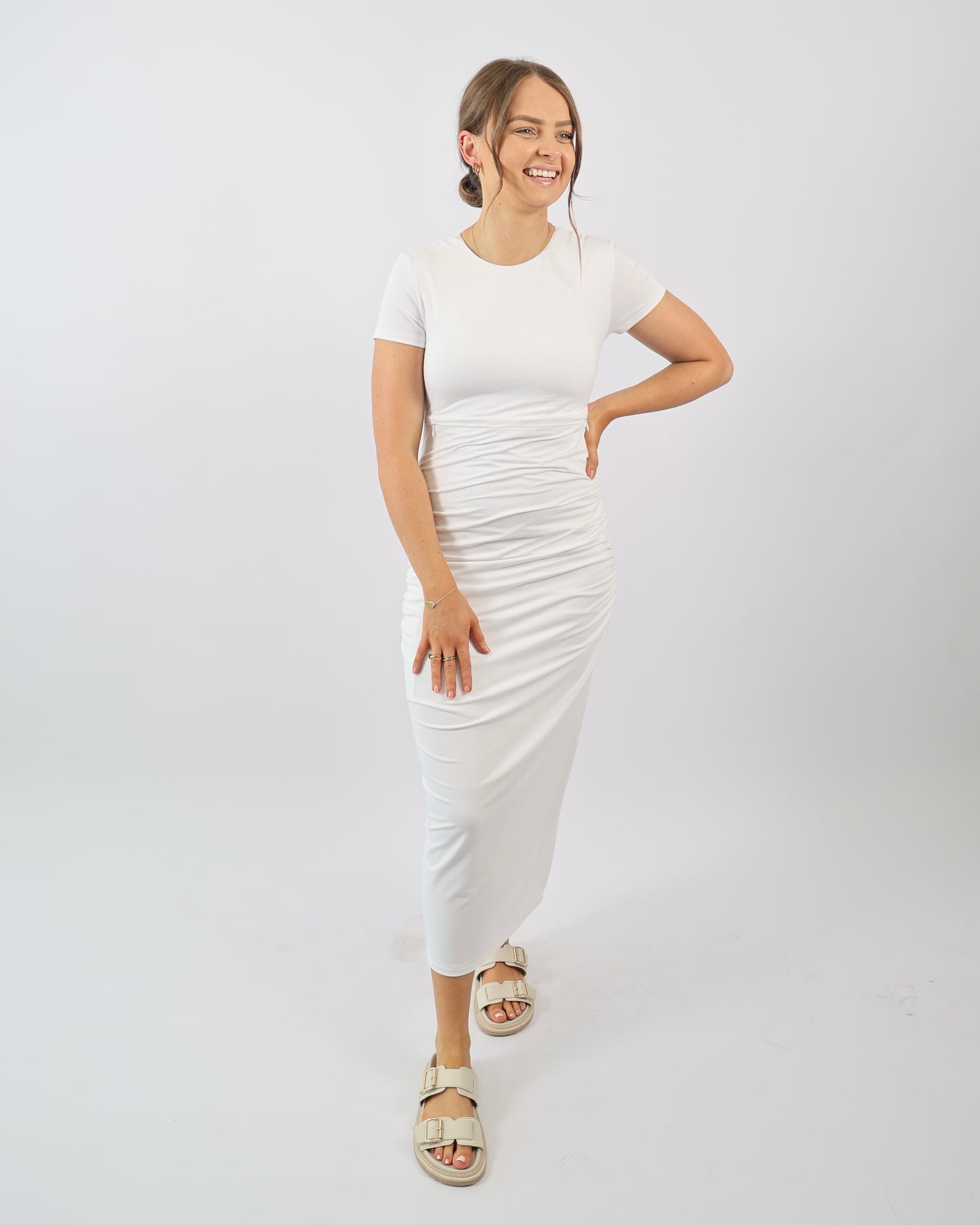 Our Signature Bamboo Short Sleeve Maxi Dress
