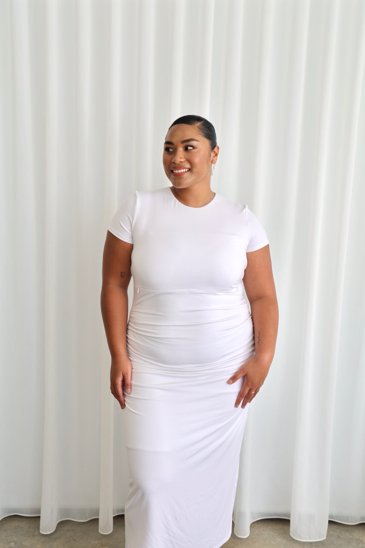 Our Signature Bamboo Short Sleeve Maxi Dress