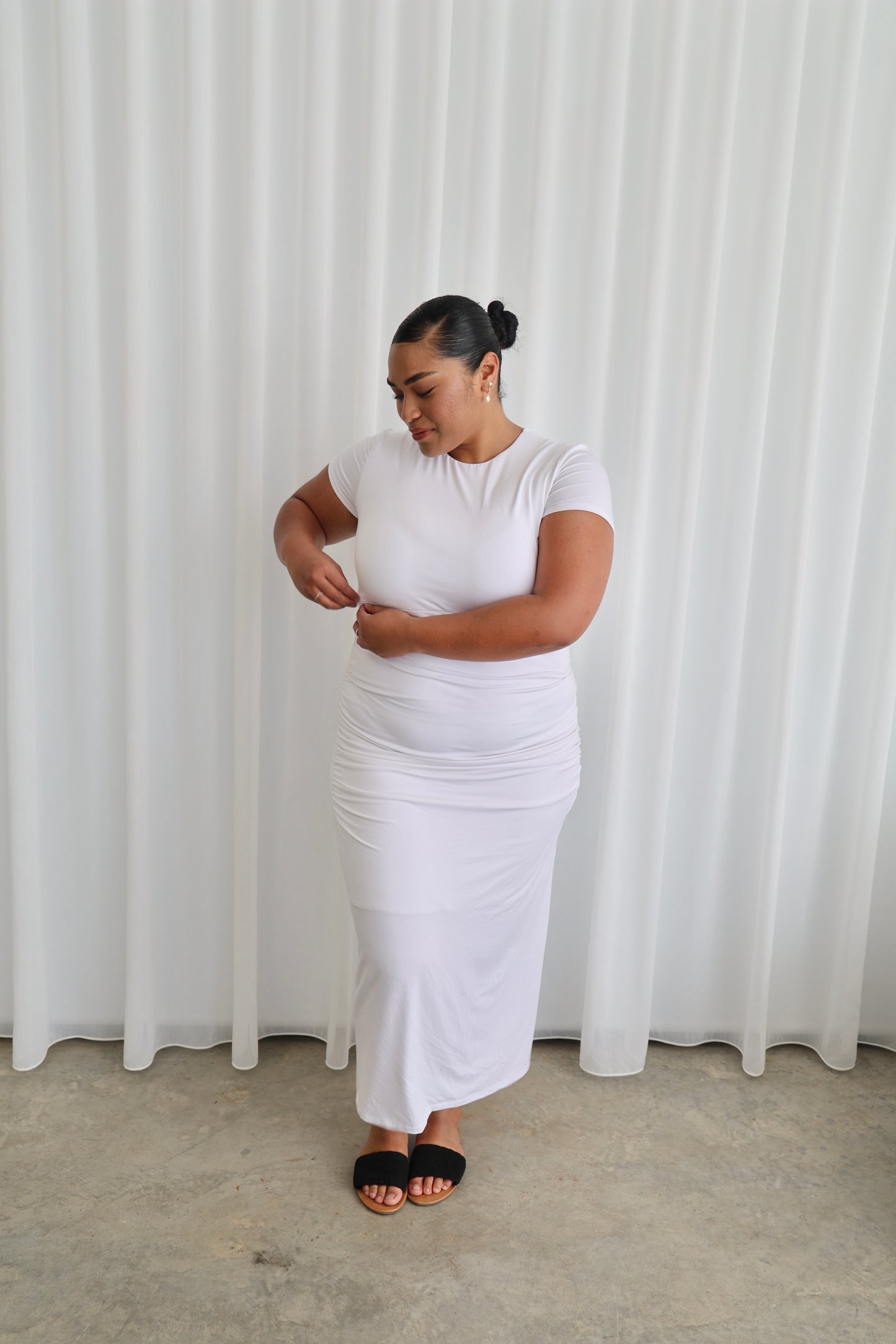 Our Signature Bamboo Short Sleeve Maxi Dress