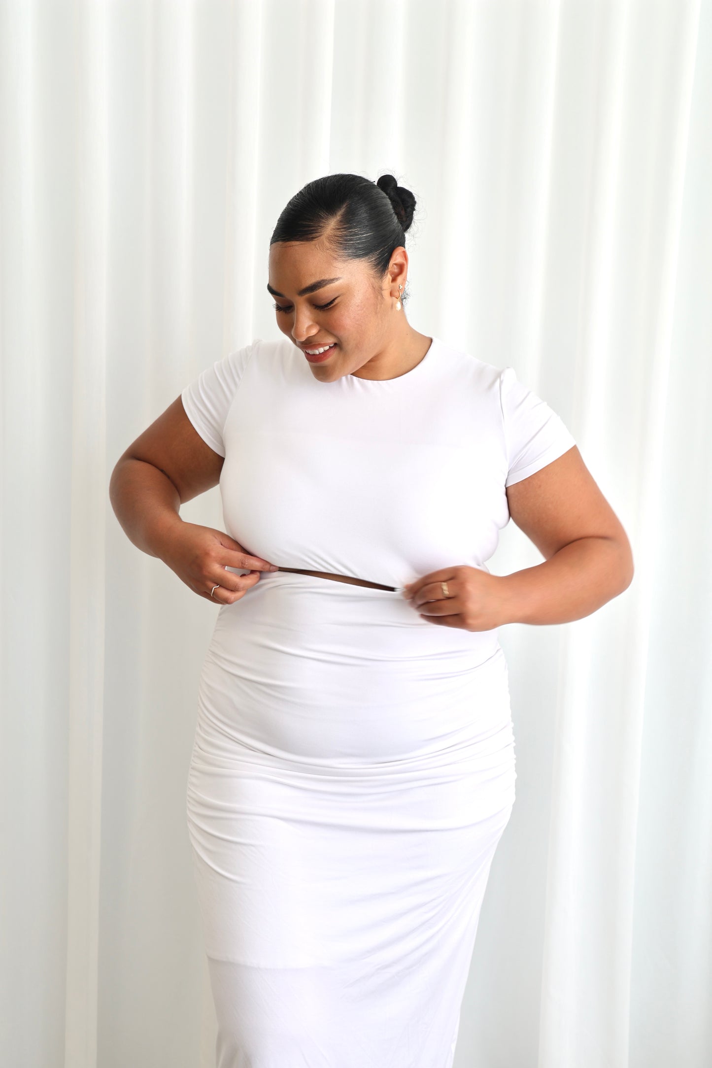 Our Signature Bamboo Short Sleeve Maxi Dress