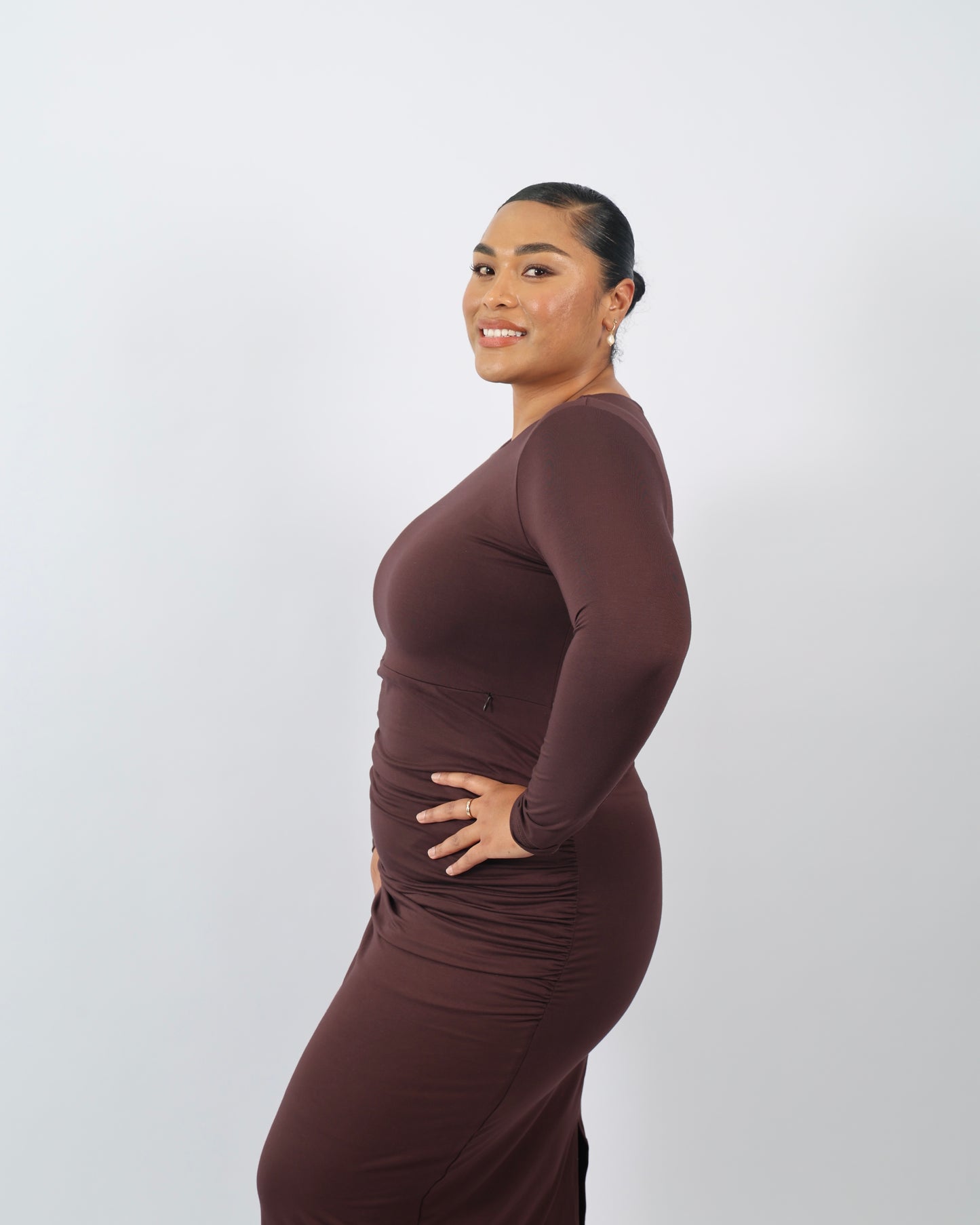 Our Signature Bamboo Long Sleeve Maxi Dress