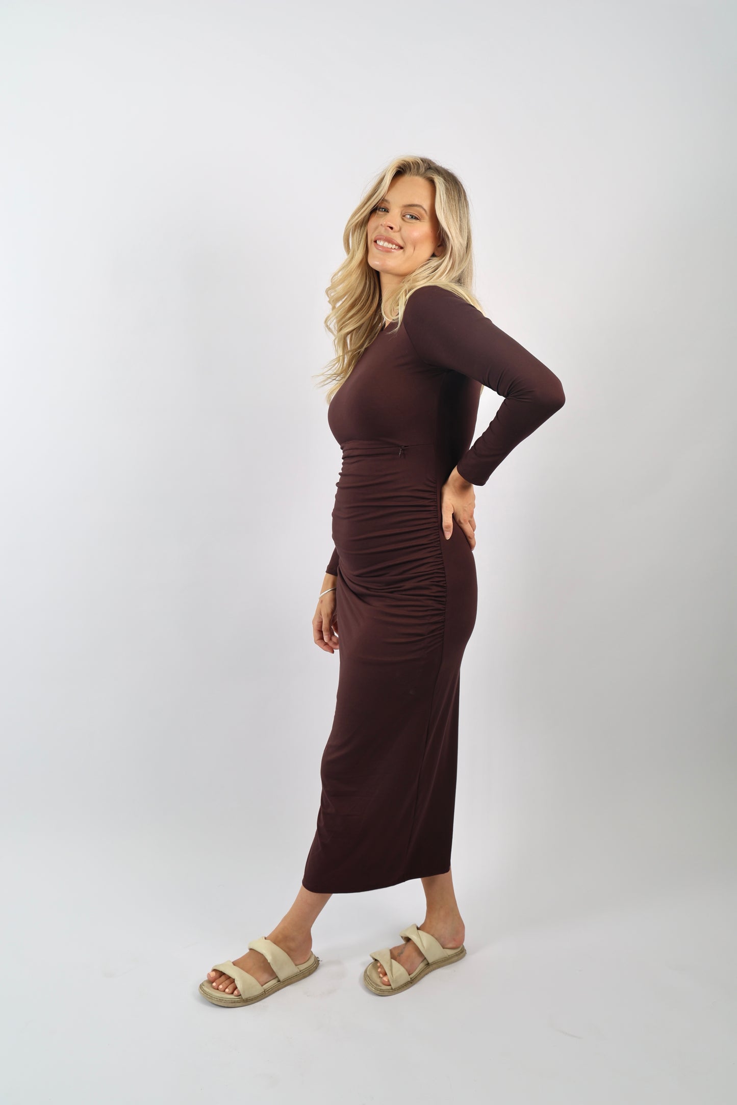 Our Signature Bamboo Long Sleeve Maxi Dress
